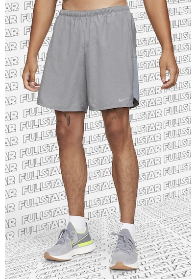 Nike Challenger Dri Fit 7'' Brief Lined Running Shorts Slip Astarlı Koşu Şortu Gri Grey