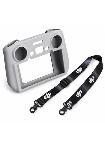 Teknoroket Djı Rc 2 Kumanda Silikon Kılıf + Boyun Askı Seti Vida Hediyeli Mini 5 Pro / Mini 4 Pro / Air 3 / Neo Uyumlu