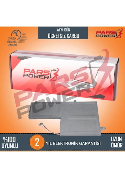 Lenovo Uyumlu Yoga 500. 510. 520 Batarya - Pil Pars Power Ver. 1