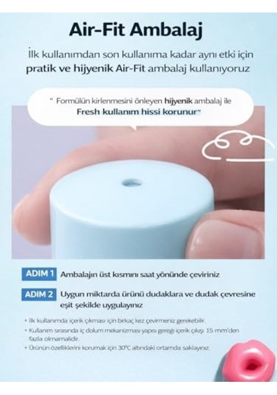 Aqua Moisture Plumping Lipcerin Nemlendirici Dolgunlaştırıcı Dudak Balmı 15 Ml