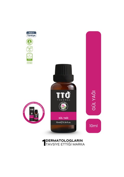 Tto Thermal Gül Yağı 10 Ml – Doğal Narin Cilt & Aromaterapi Yağı