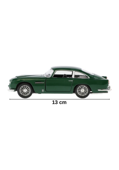 Aston Martin Db5 1:38 Ölçek Metal Çek Bırak Model Araba - Açılabilir Kapılar 13 Cm