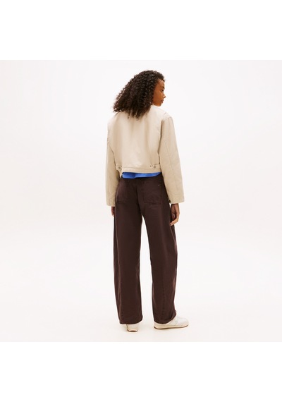 Tommy Hilfiger Cropped Workwear Kadın Bej Ceket Dw0dw22534 Bej