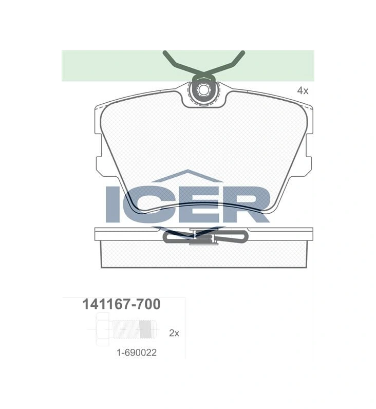 .fren Balata Arka Renault Trafıc Iı 1.9 Dcı - 2.0 Dcı 2001-2014/ Trafıc Iıı 1.6 Dcı 2014-/ Opel Vıvaro J7 1.9 Dı -2.0 Cdtı - 2.5 Dtı 2002-2014/vıvar