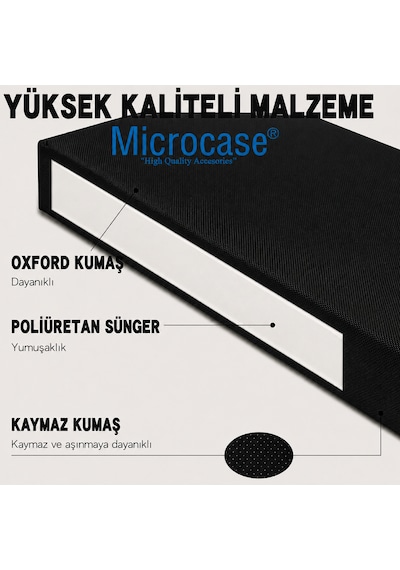Microcase Çok Amaçlı El Tutacaklı Taşınabilir Tamirci Bahçe Peyzaj Diz Koyma Minderi 2 Adet Al5586 Siyah