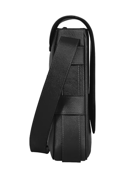 Montblanc Sartorial Deri Postacı Tipi Çapraz Çanta 221578 Siyah