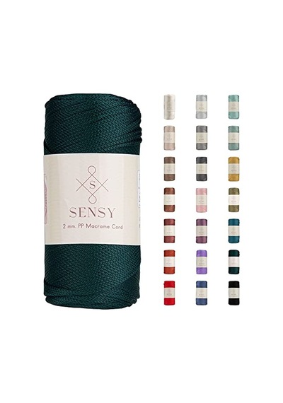2 Mm - 200 Gr Polyester Makrome Ipi Yeşil 230 M Polyester Makrome Ip Supla Ip Ve Çanta Ipliği Açık Kırmızı
