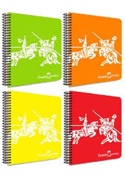 Faber Castell Pp Kapak Knights Canlı Sp. Defter 80 Yp Kareli