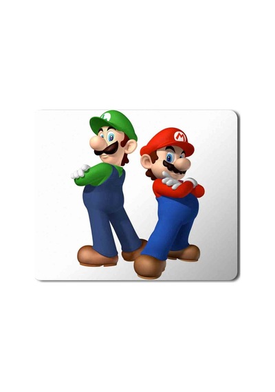 Mario Bros Luigi Superstar Baskılı Mousepad Mouse Pad