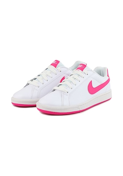 Nike Court Vintage Majestic Leather Sneaker Hakiki Deri Günlük Spor Ayakkabı Beyaz Pembe Beyaz