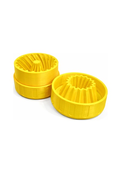 Baharat Öğütücü Grinder - 3d Baskı, Mıknatıslı Kapaklı Sarı
