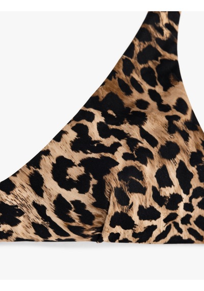Koton Mat Kumaş V Yaka Leopar Desenli Bikini Üst Kahverengi Desenli 5sak10027mm Kahverengi Desenli Koton Mat Kumaş V Yaka Leopar Desenli Bikini Üst Kahverengi Desenli 5sak10027mm Kahverengi Desenli