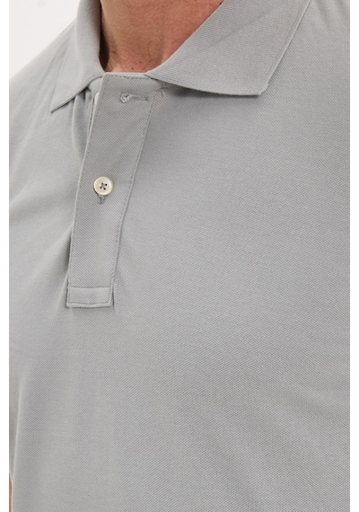 Tudors Erkek Slim Fit Dar Kesim Premium Seri %100 Pamuk Yumuşak Dokulu Merserize Gri Polo Yaka Tişört-51561 Tudors Erkek Slim Fit Dar Kesim Premium Seri %100 Pamuk Yumuşak Dokulu Merserize Gri Polo Yaka Tişört-51561