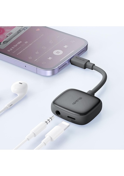 Mcdodo Ca-2740 Lightning To Lightning Dijital Audio Adaptör - Gri