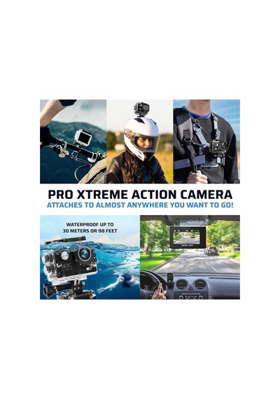 4k Wifi Aksiyon Kamera Ultra Hd 30fps Su Geçirmez Kılıf App Goplus Campro Sports Action Camera Siyah