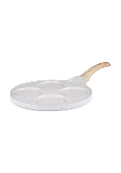 Karaca  Mutfaksever Biogranit 4 Eggs Pankek Tava 26 Cm Krem