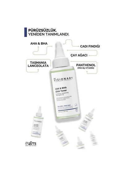 The Visionary Aha & Bha Gözenek Sıkılaştırıcı ve Canlandırıcı Tonik 200 ML