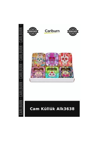 Özel Üretim Sig Ara Stil Ev Ofis Aksesuar Cam Küllük Alk3638