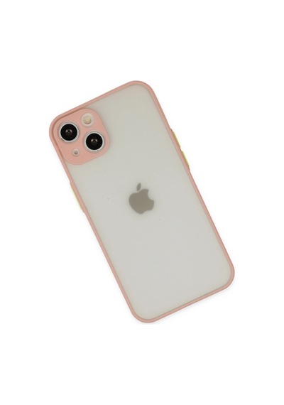 Apple Uyumlu iPhone 14 Kılıf Montreal Silikon Kapak Pembe/