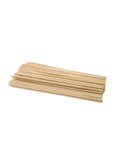 Ahşap Çöp Şiş Çubuğu Uzun 5 Mmx350 Mm - 100 Adet N113988 Çok Renkli