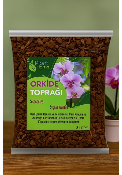 3 Litre Orkide Toprağı Ve 2 Adet Orkide Üretim Saksısı Diğer