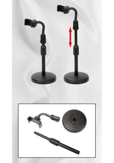 Masa Telefon Tutucu Standlı Tutucu-Siyah
