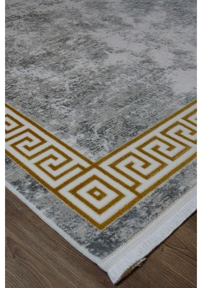Kashe Halı Bella 4225 Gold Salon Halısı Oturma Odası Halısı Koridor Halısı Mutfak Halısı Modern Makine Halısı Gold Krem
