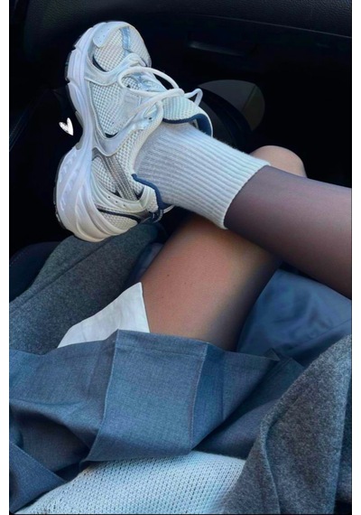 Ozzy Socks 6 Çift Logosuz Beyaz Dikişsiz Pamuklu Tenis Unisex Soket Çorap Beyaz