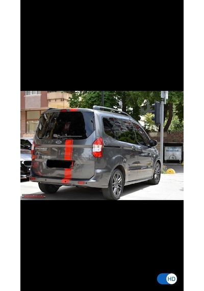 Ford Courier 2014-2017 Arası Siyah Piano Black Ön Arka Difüzör 26