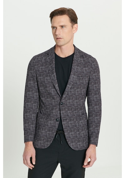 Ac&Co / Altınyıldız Classics Erkek Bordo Slim Fit Dar Kesim Mono Yaka Kazayağı Desenli Ceket Bordo Ac&Co / Altınyıldız Classics Erkek Bordo Slim Fit Dar Kesim Mono Yaka Kazayağı Desenli Ceket Bordo