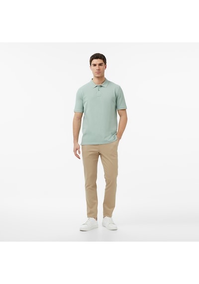 Nautica Erkek Yeşil Regular Fit Polo Yaka T-shirt Düz K65000t Yeşil