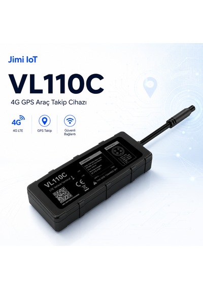 Jimiiot Jimi Iot Vl110c 4g Gps Araç Takip Cihazı Uzaktan Motor Durdurma 9-90v Ip65