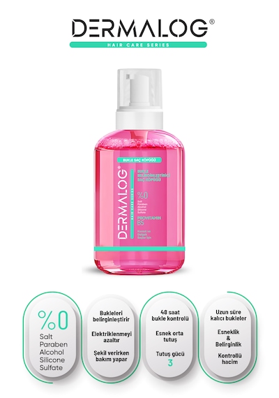 Dermalog Curl Control- Bukle Belirginleştirici Sıvı Saç Bakım Köpüğü 500 Ml