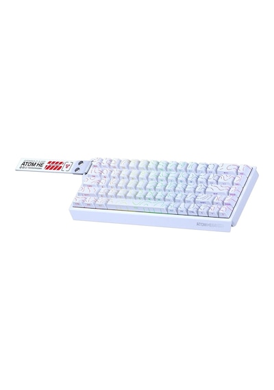 Mk922 Atom He68 Pro Topo Edition Magnetic Emerald Switch 8k Hz Hall Effect Hotswap Argb Kablosuz İngilizce Gaming Klavye