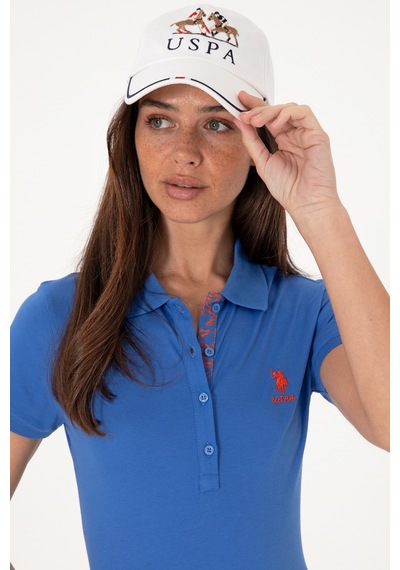 U.S. Polo Assn. Kadın İndigo Basic Tişört 50300896-VR028