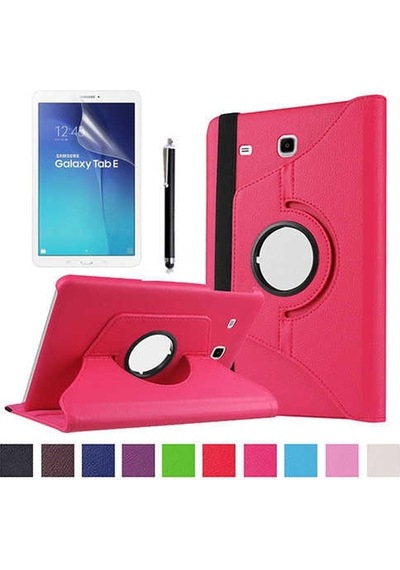 Galaxy Uyumlu Tab E T560 9.6 Zore Dönebilen Standlı Tablet Kılıfı