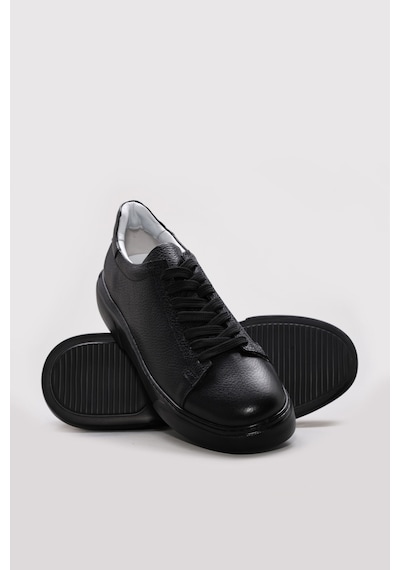 Fast Step Hakiki Deri Erkek Casual Ayakkabı 216mba888 Siyah