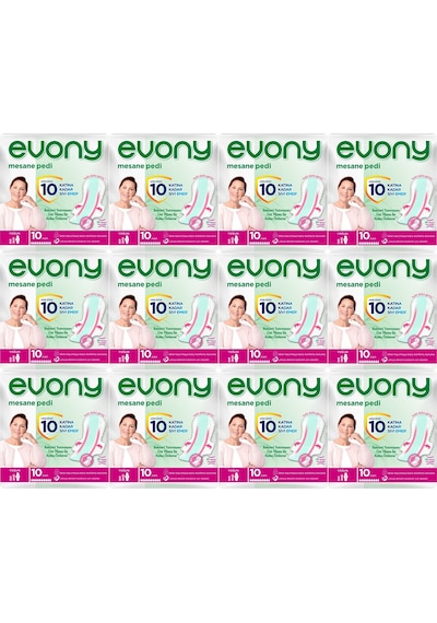 Evony Günlük Mesane Pedi Yoğun 120 Adet (12Pk*10)