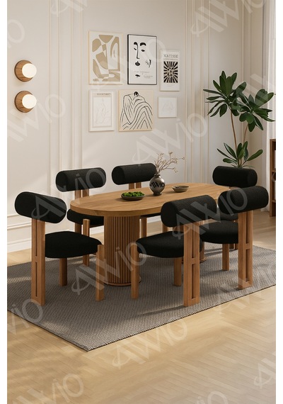 Avvio İcon Bohem Ayak 6'lı Metal Pofi Demonte Sandalye 80x160 Masa Sandalye Takımı Akça Masa Sandalye Kumaşı Siyah Avvio İcon Bohem Ayak 6'lı Metal Pofi Demonte Sandalye 80x160 Masa Sandalye Takımı Akça Masa Sandalye Kumaşı Siyah
