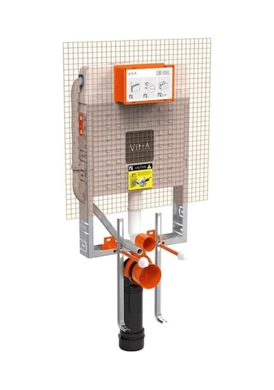 VitrA Gömme Rezervuar Metal Ayaklı Set İnce 3/6 Litre 768-1851-01 Beyaz