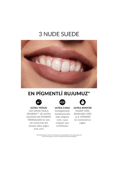Avon Ultra Mat Ruj Nude Suede