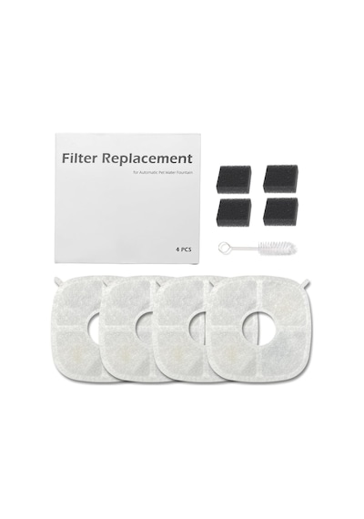 Ayrex Haustier Wf013 Otomatik Seramik Kedi Su Sebili İçin Filtre Seti 4 Adet