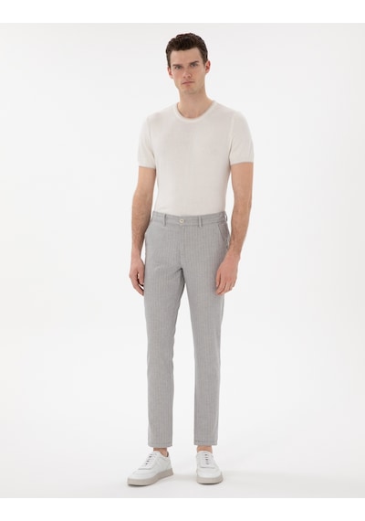 Pierre Cardin Erkek Gri Pantolon Kanvas-chino 50301778-vr024 Gri