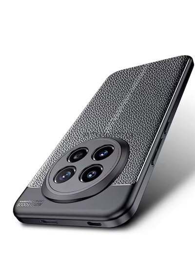 Xiaomi Redmi Note 14 Pro Kılıf Kamera Korumalı Deri Görünümlü Kap