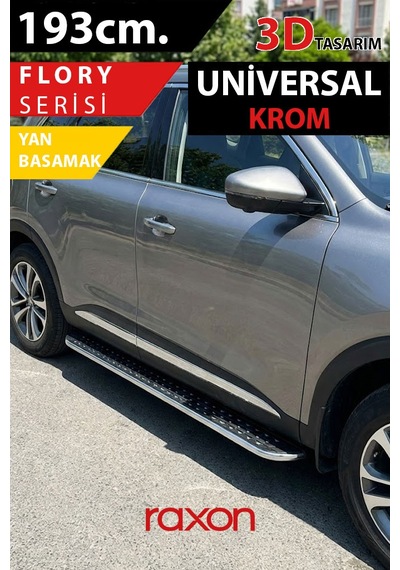 Flory Yan Basamak 193 Cm Universal Kaymaz Yüzey & Dayanıklı Tasarım