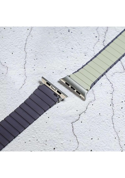 Silikon Mıknatıslı Kordon Apple Watch Serisi İçin, 38/40/41 Mm Uyumlu Spor Kayış Çok Renkli