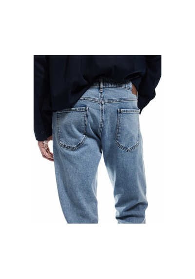 Koton Düğmeli Pamuklu Normal Bel Straight Fit Jean Pantolon - Mark Jean Açık İndigo 5sam40019nd Açık İndigo Koton Düğmeli Pamuklu Normal Bel Straight Fit Jean Pantolon - Mark Jean Açık İndigo 5sam40019nd Açık İndigo
