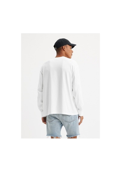 Levi's Ls Authentıc Erkek Beyaz Bisiklet Yaka Sweatshirt A6887-0004-24169