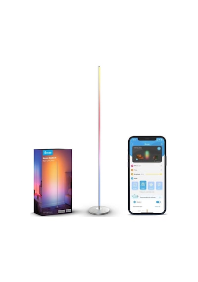 Govee RGBICW H6076312 Basic Akıllı Dikey Aydınlatma Alexa Google Asst. Destekli Siyah
