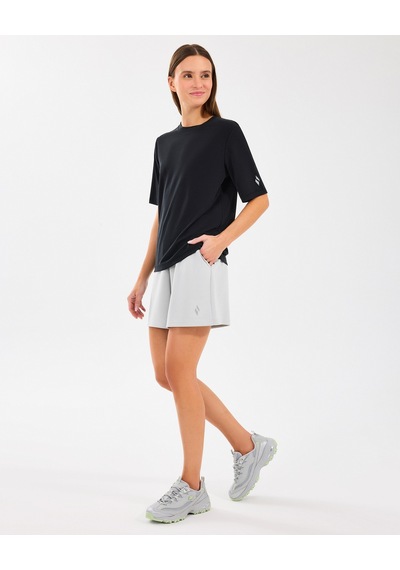Skechers W Lounge Regular 5 Inch Sweatshort Kadın Gri Şort S2510059-035 Gri